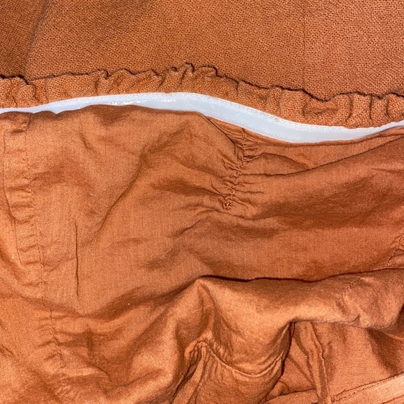 Free People Boho Style Strapless Rust Top XS - Picture 9 of 9